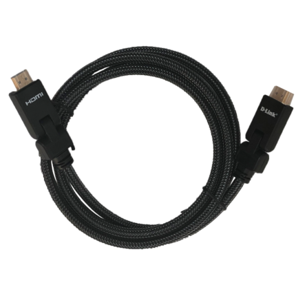 DLINK HDMI 2.0 with Ethernet/Audio return,1.5 Meter,Gold plated,N