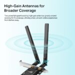 TP-Link Dual Band AX1800 Wi-Fi 6 Bluetooth 5.2 PCIe Adapter (TX20E(UN)) - Image 2