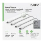 BELKIN BOOSTCHARGE Braided USB-C to USB-C Cable(2-Pack) - Image 2