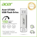 Acer UT300 16GB OTG USB Flash Drive – Type-C + USB-A